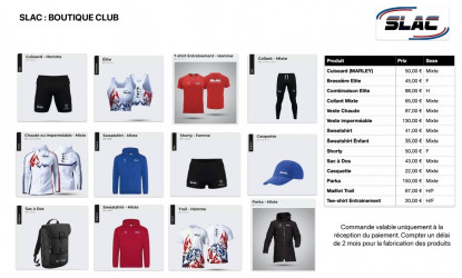 La Boutique complète du SLAC